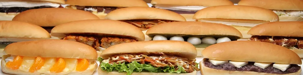 コッペパンサンド画像